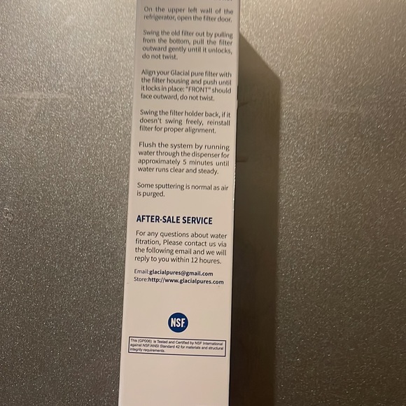 NEW, GLACIAL PURE Frigidaire EPTWFU01 Replacement Filter, Model GP006 - Picture 4 of 4